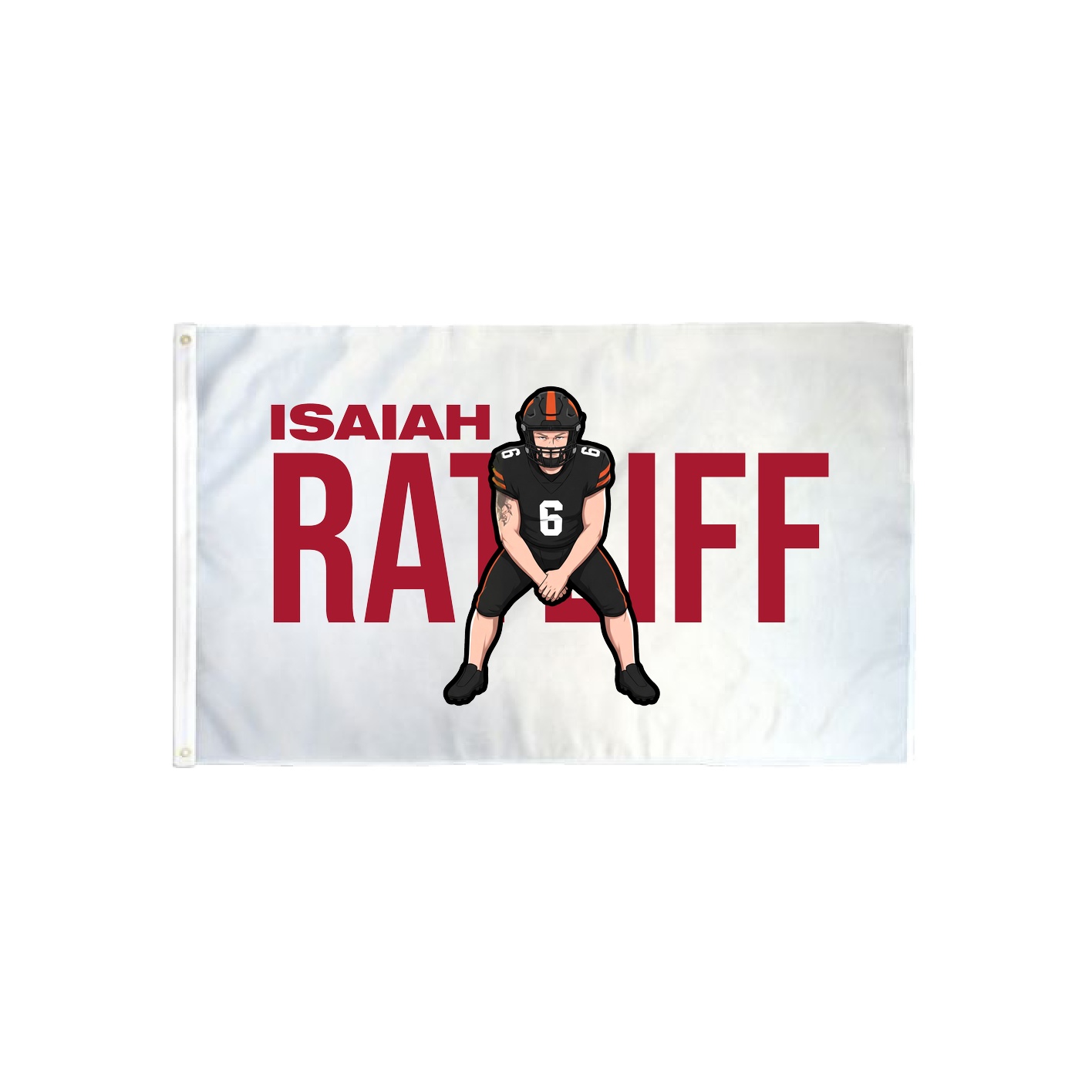 3x5 Flag — Player Name in Classic