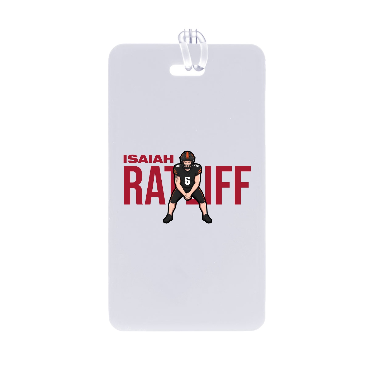 Bag Tag — Player Name in Classic