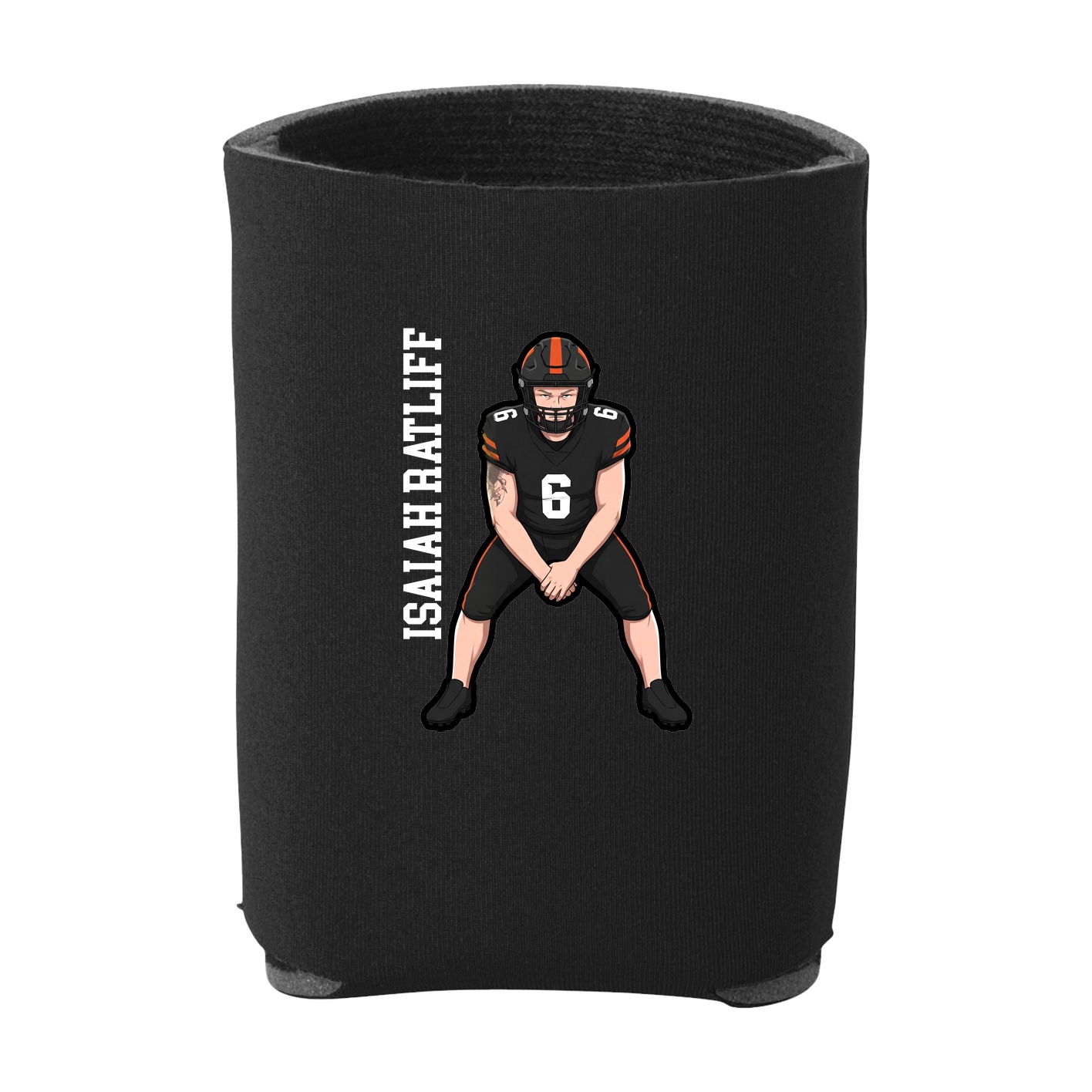 Can Holder — Name Vertical in Black