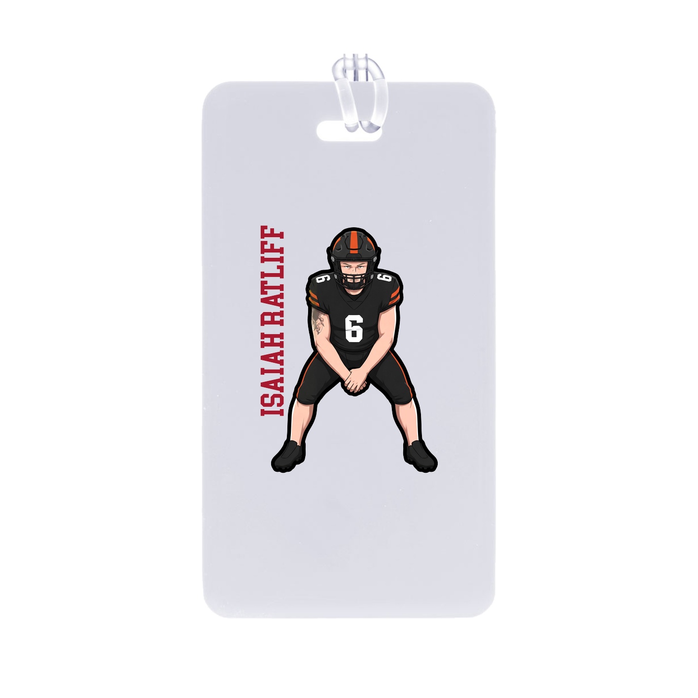 Bag Tag — Name Vertical in Classic