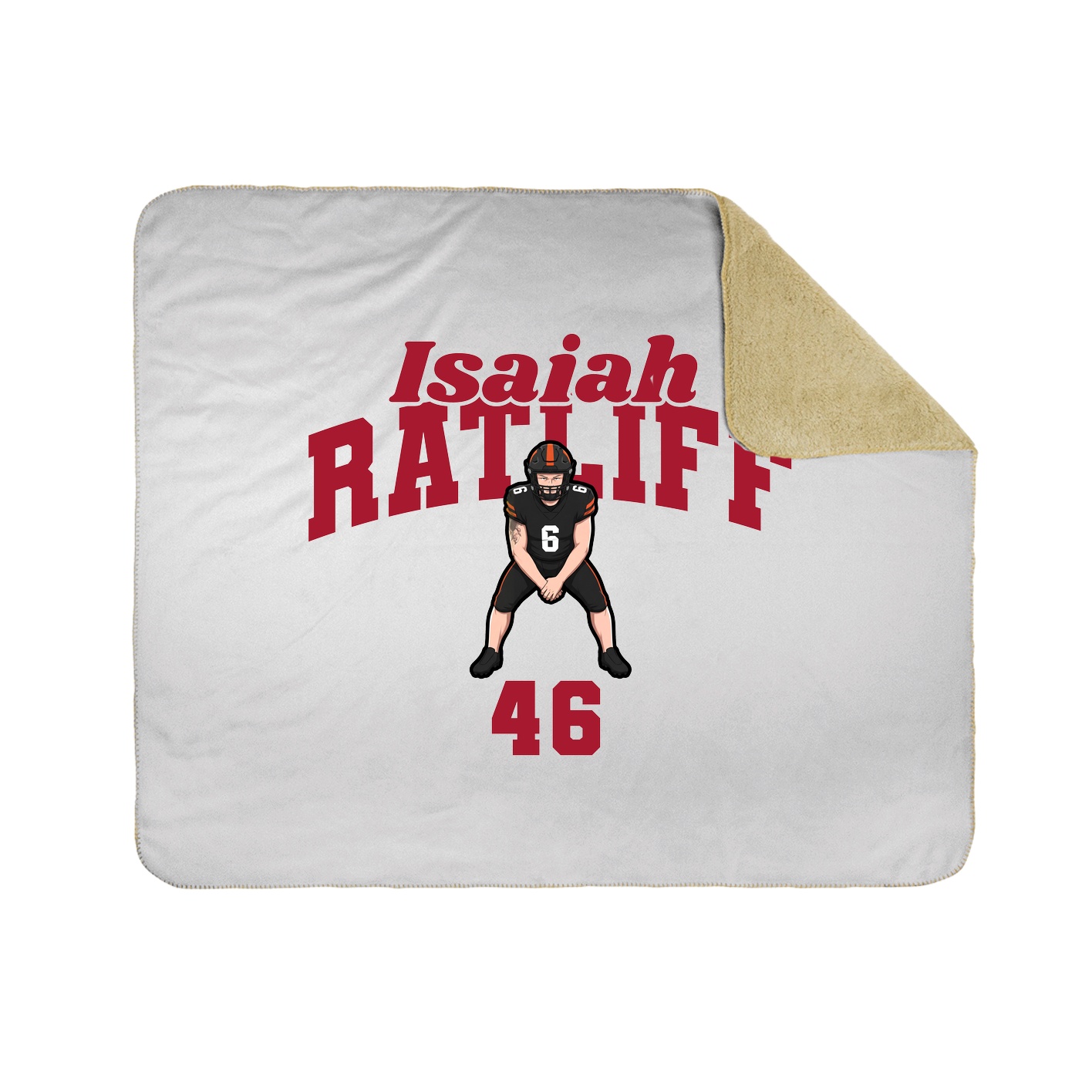 Throw Blanket — Signature Arch in White