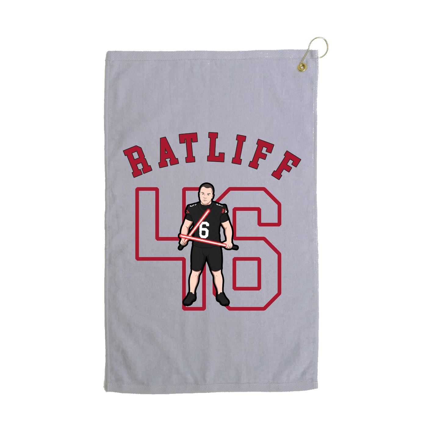 Golf Towel — Shirsey Arch in Grey