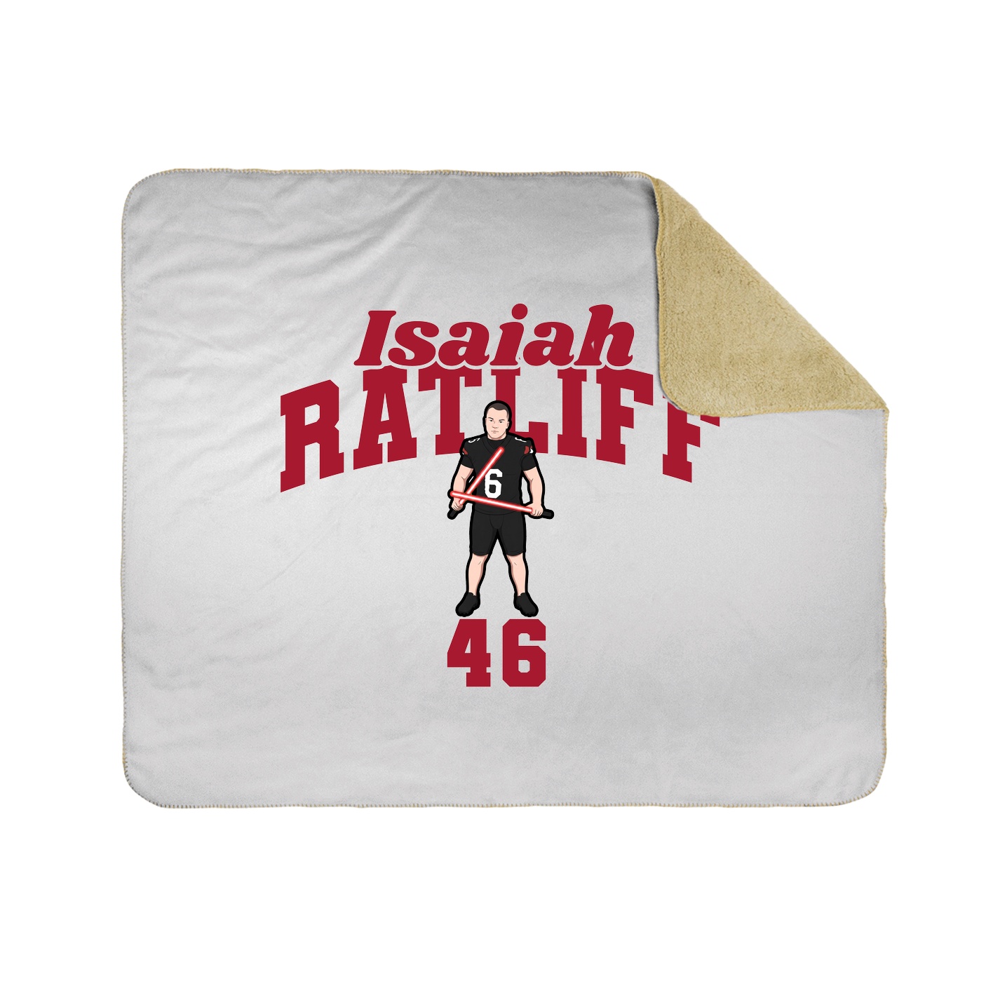 Throw Blanket — Signature Arch in White