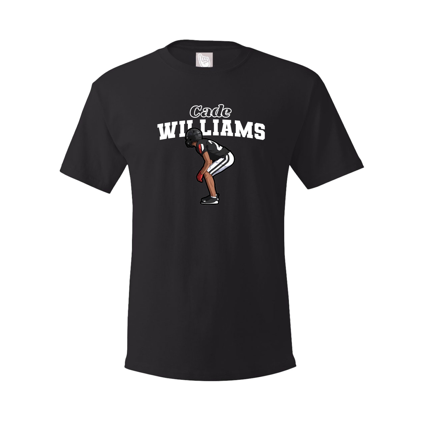 Youth Tee — Name Arch in Black