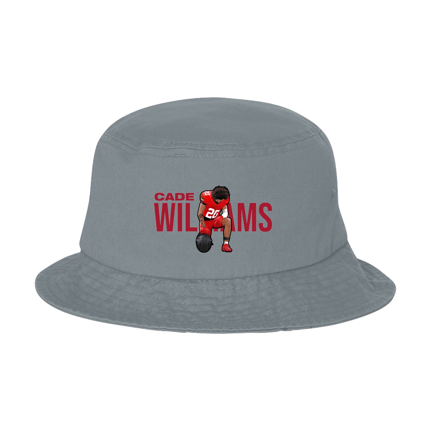 Bucket Cap — Player Name in Grey