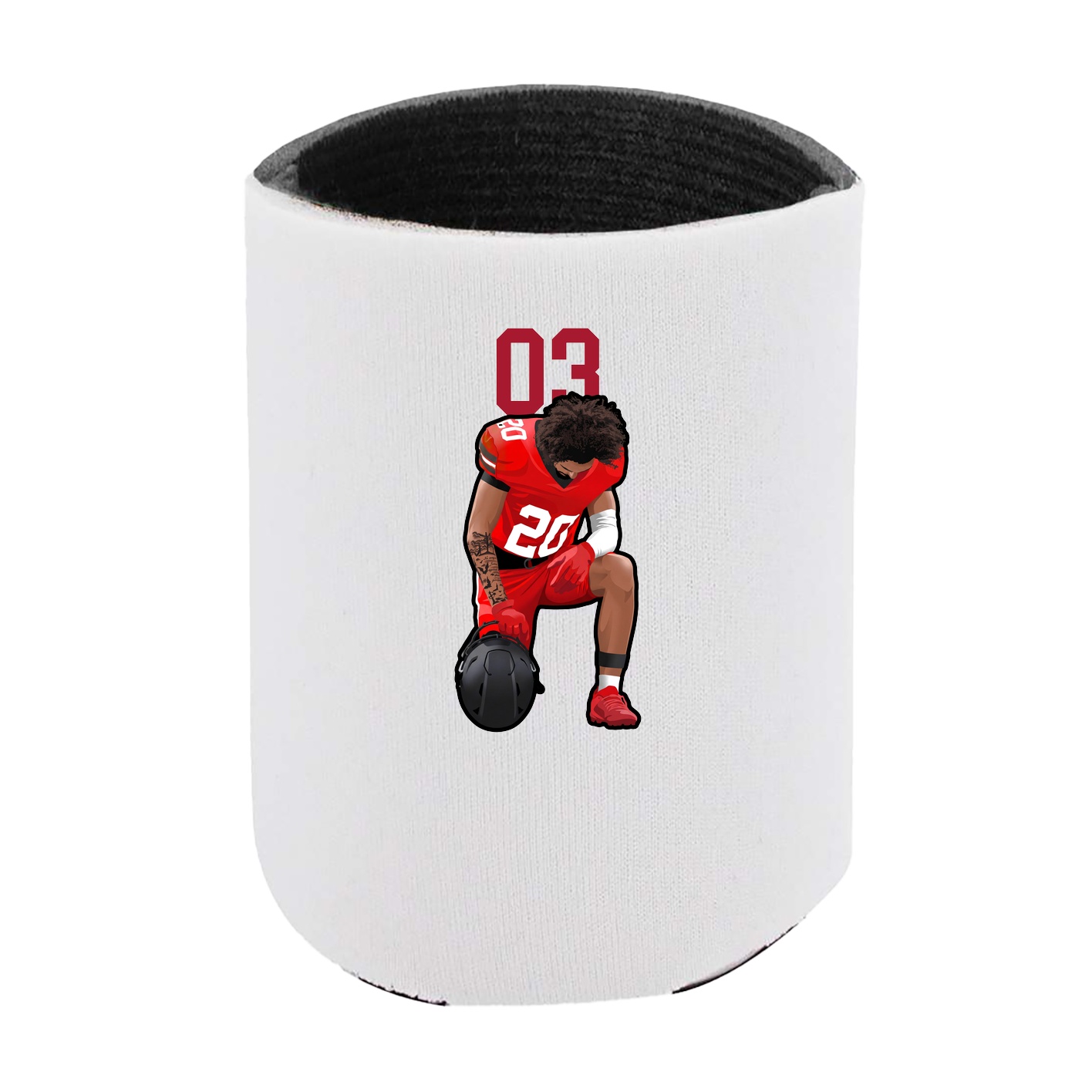 Can Holder — Number Top in White