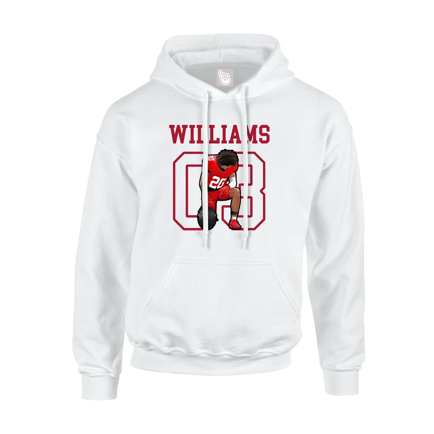 Youth Hoodie — Shirsey in White
