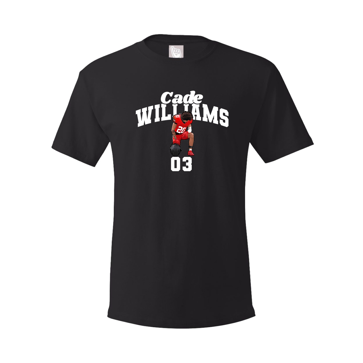 Youth Tee — Signature Arch in Black