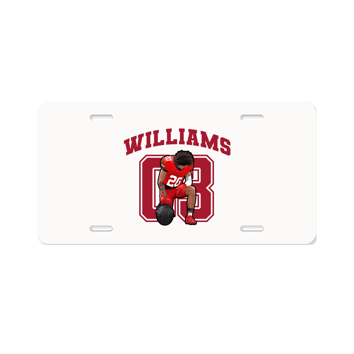 License Plate — Number in Classic