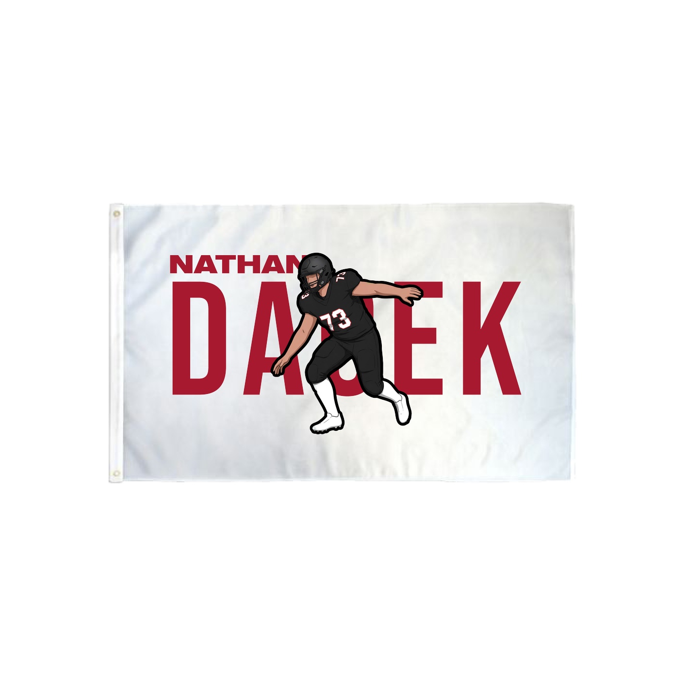 3x5 Flag — Player Name in Classic