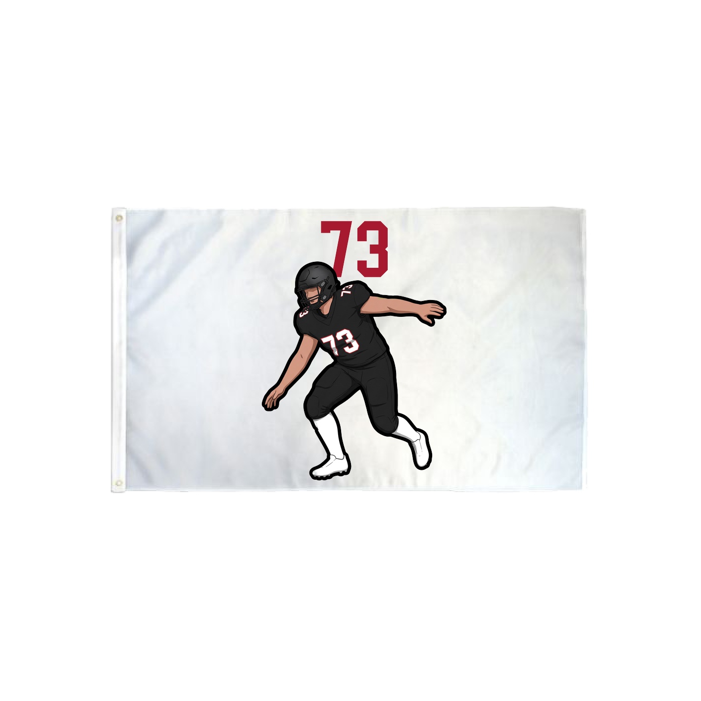 3x5 Flag — Number Top in Classic