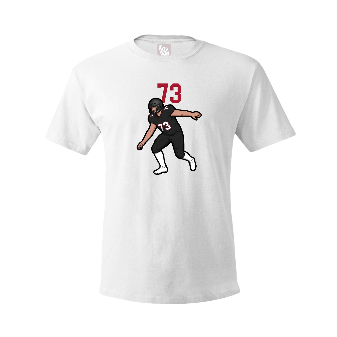 Tee — Number Top in White