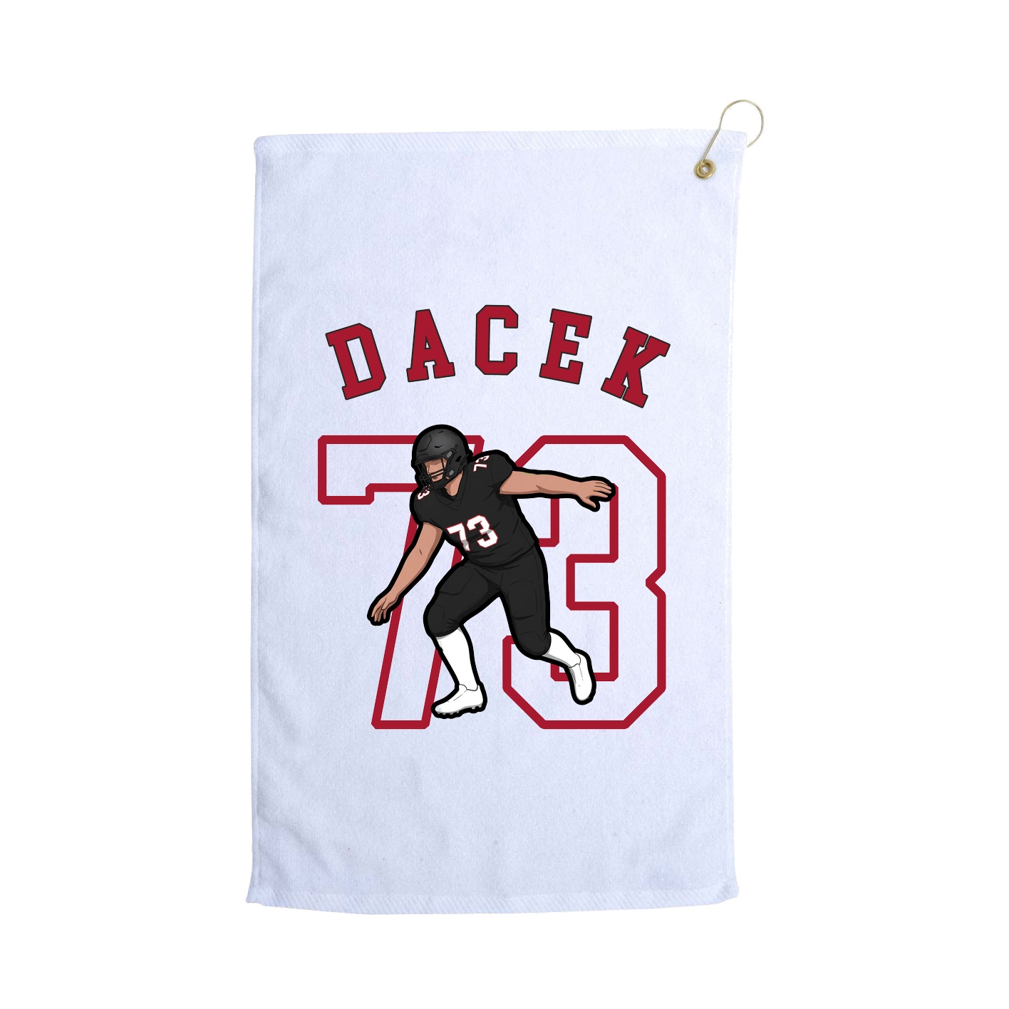 Golf Towel — Shirsey Arch in White