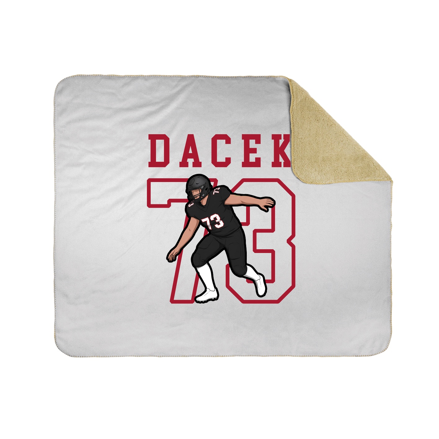 Throw Blanket — Shirsey in White