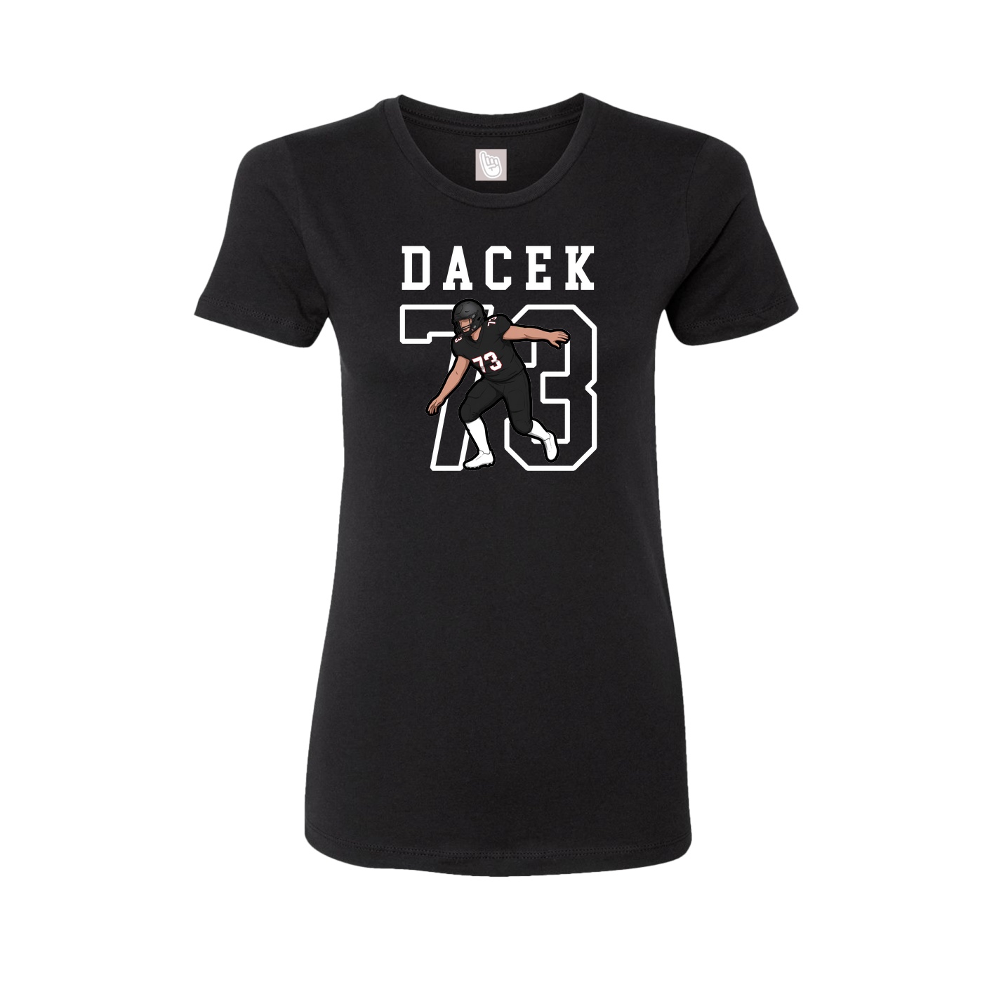 Fitted Women's Tee — Shirsey in Black