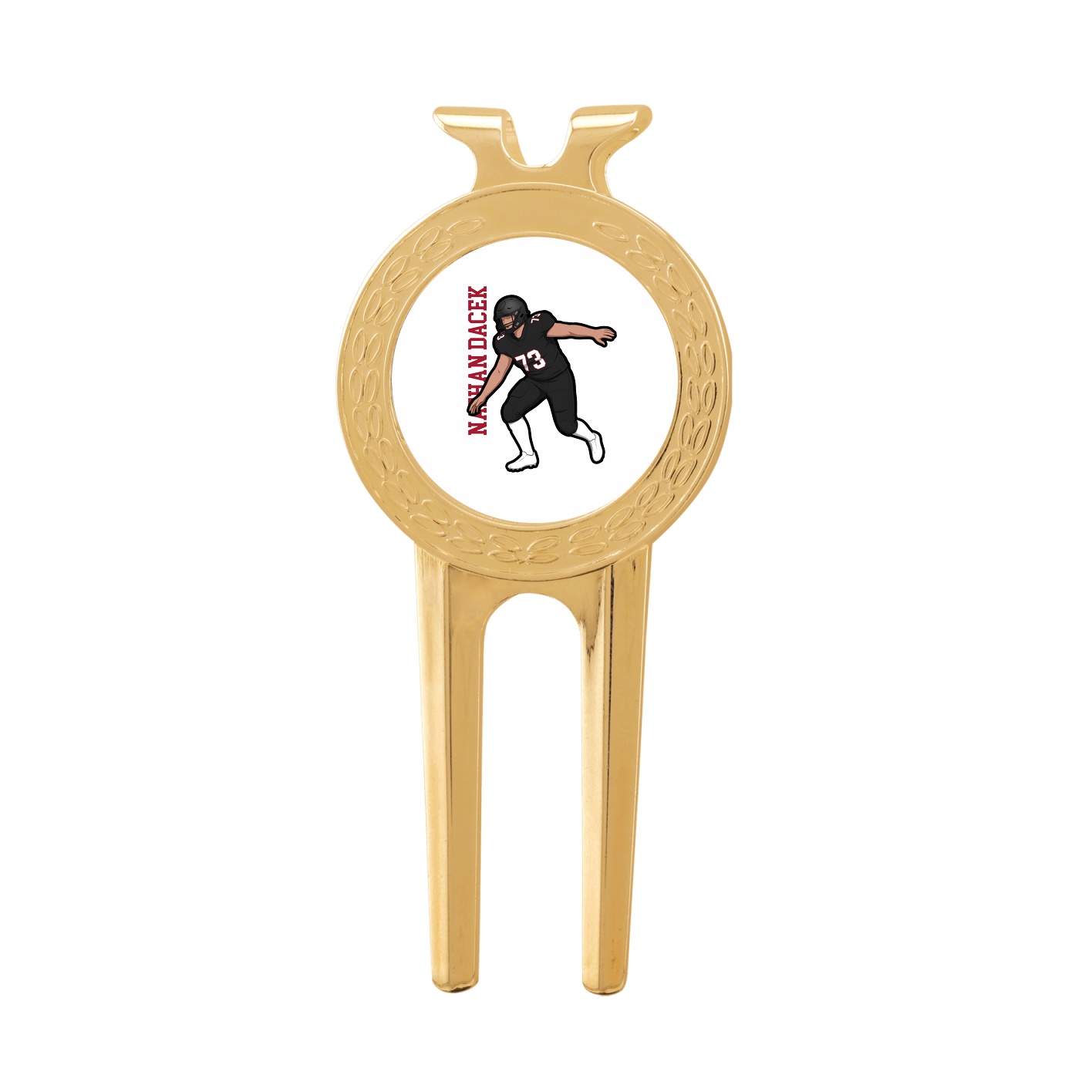 Divot Tool with Ball Marker — Name Vertical in Classic