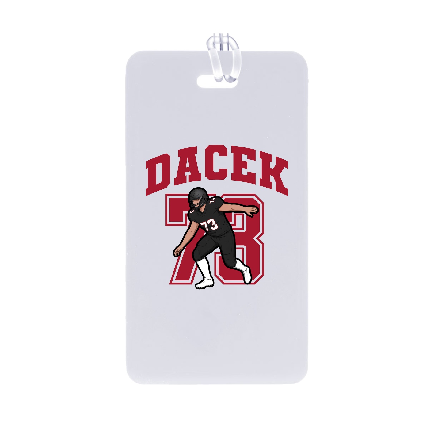 Bag Tag — Number in Classic