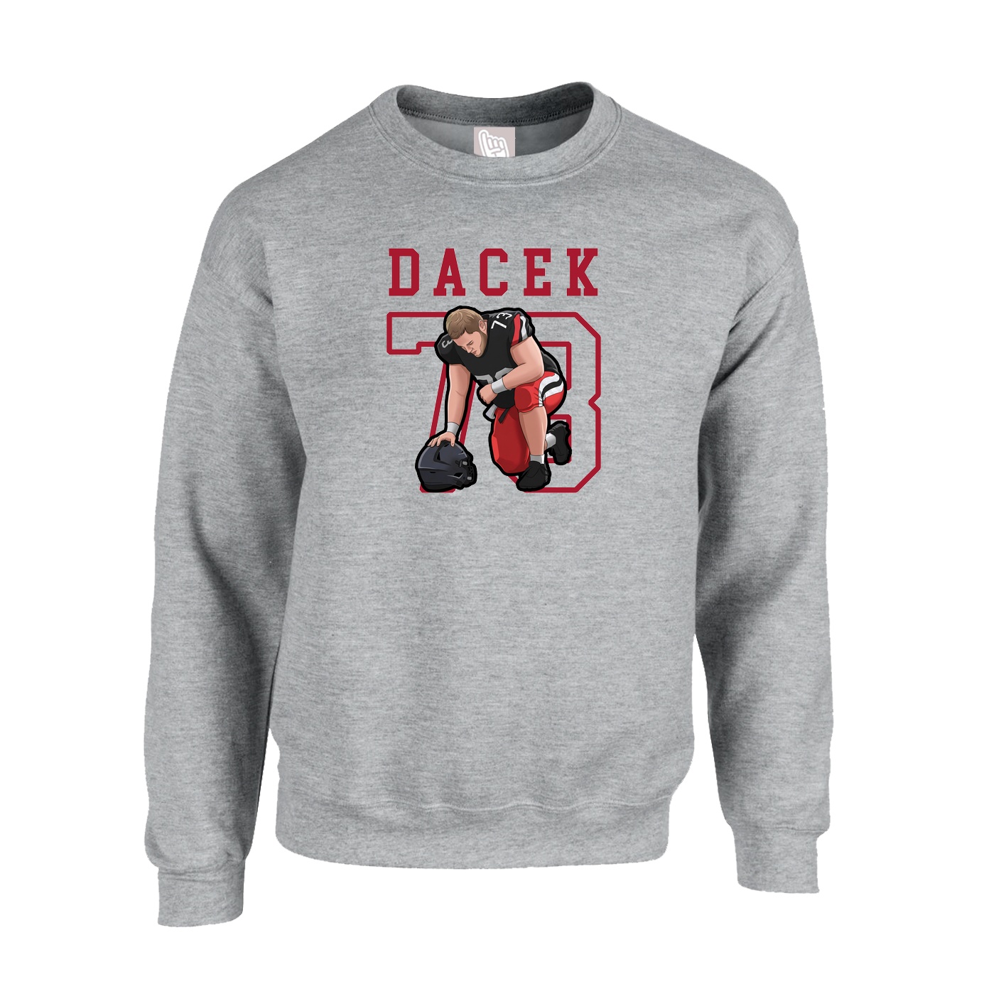 Fleece Crew — Shirsey in Grey