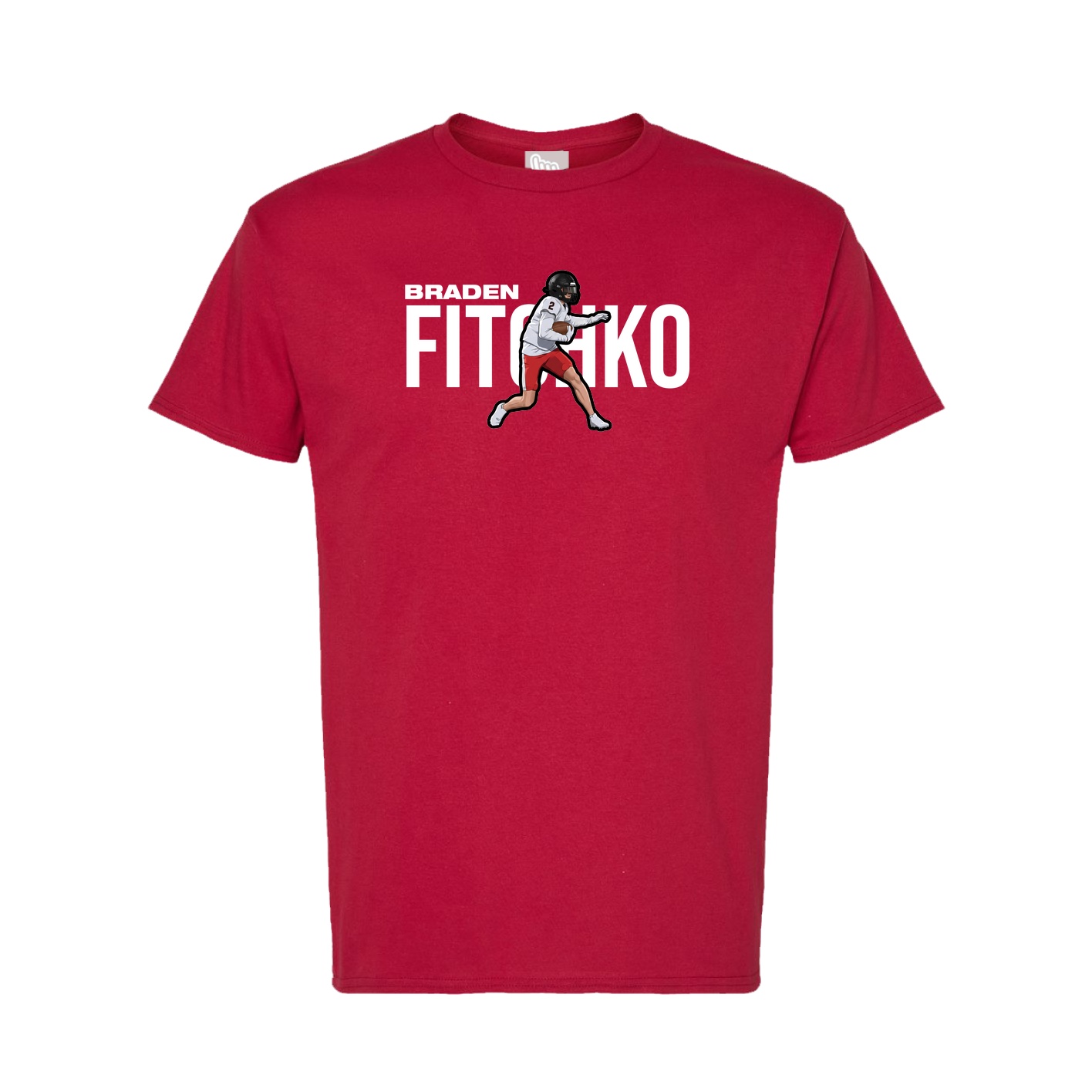 Tee — Player Name in Crimson