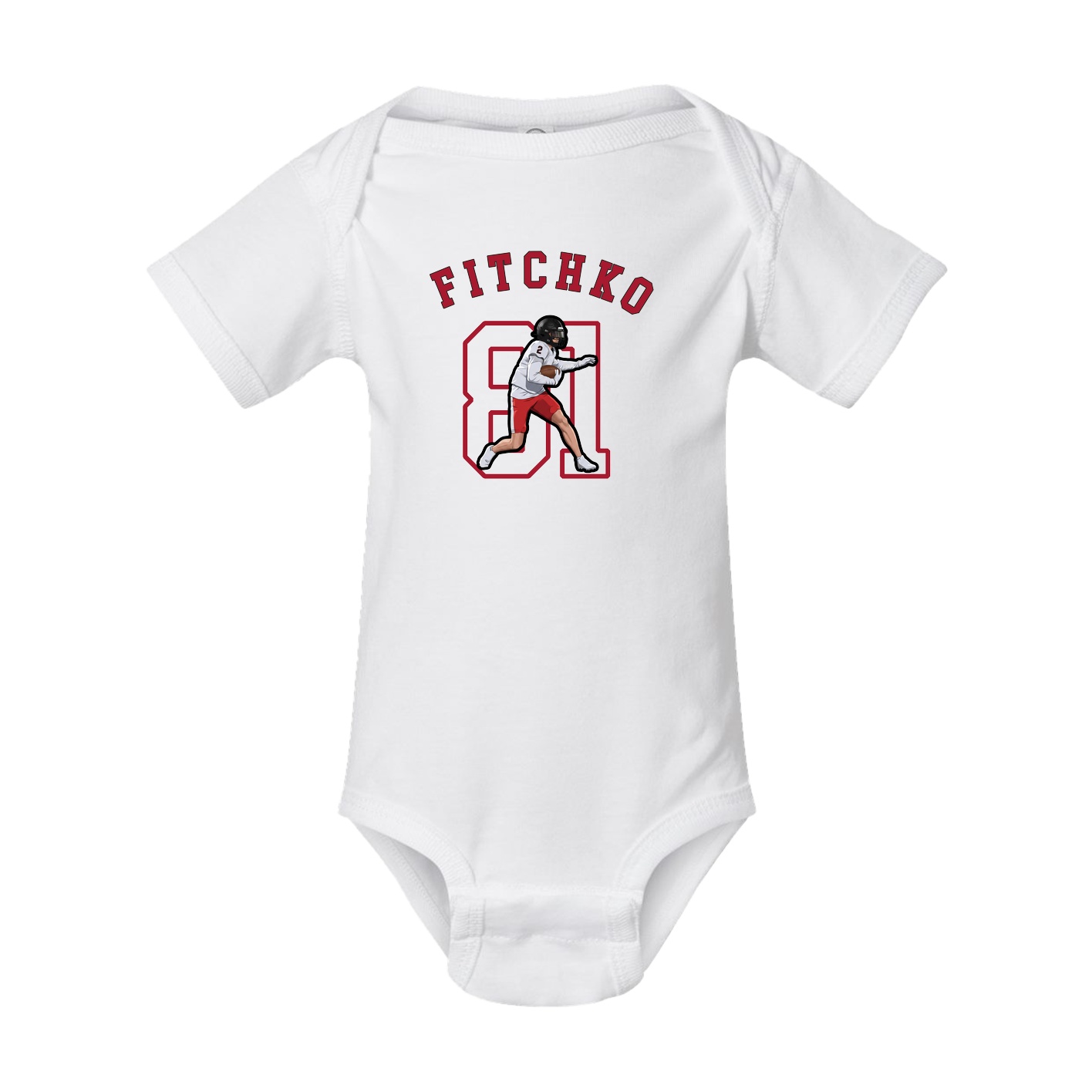 Baby Onesie — Shirsey Arch in White
