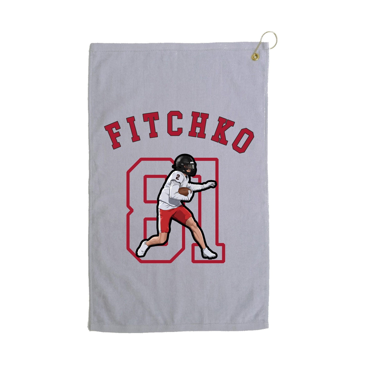 Golf Towel — Shirsey Arch in Grey