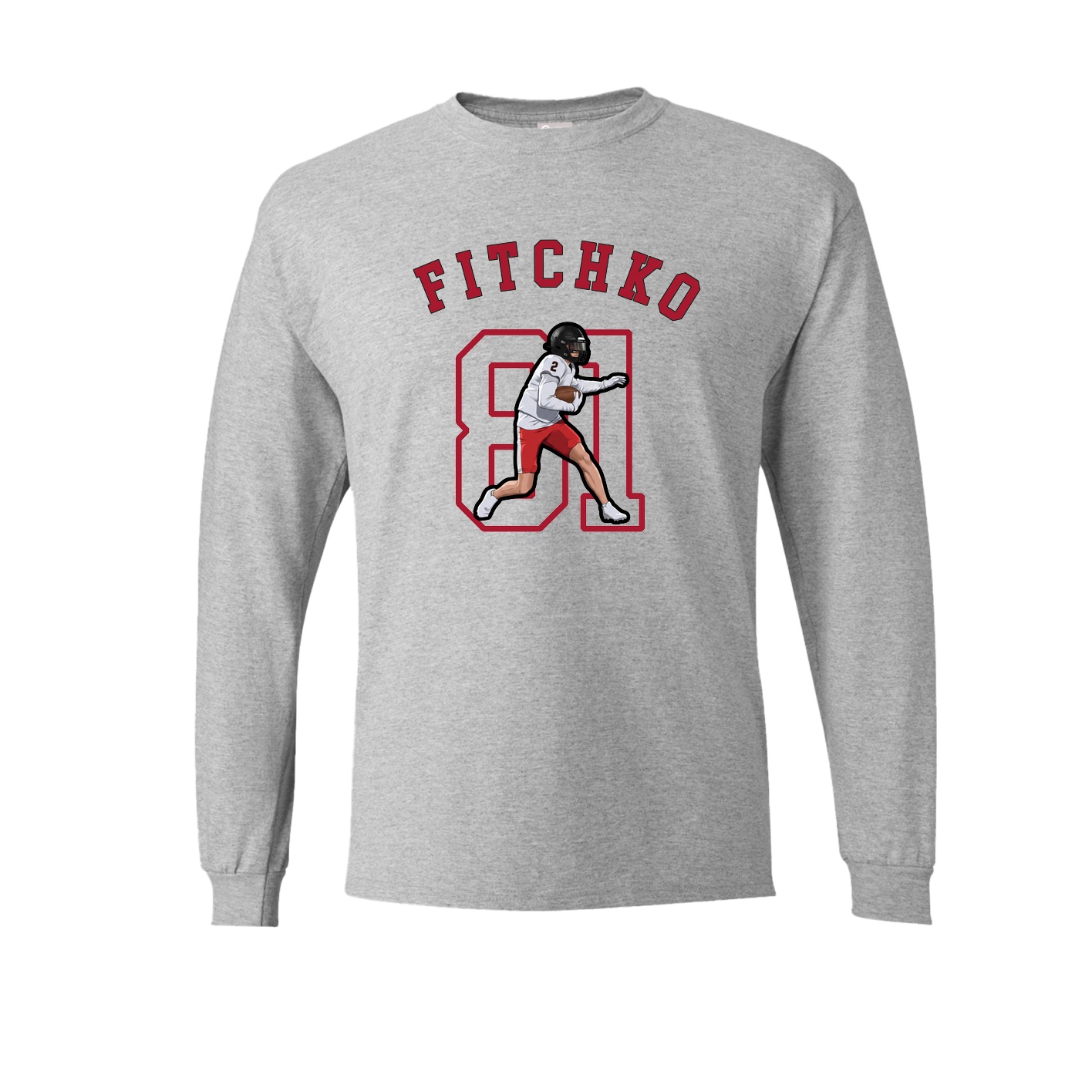 Long Sleeve Tee — Shirsey Arch in Grey