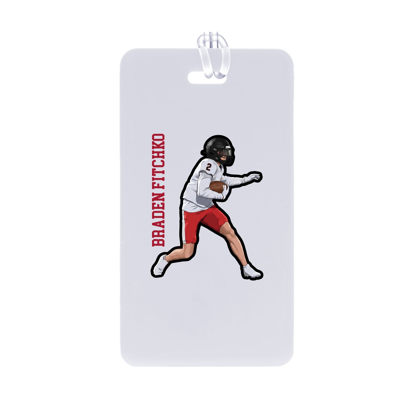 Bag Tag — Name Vertical in Classic