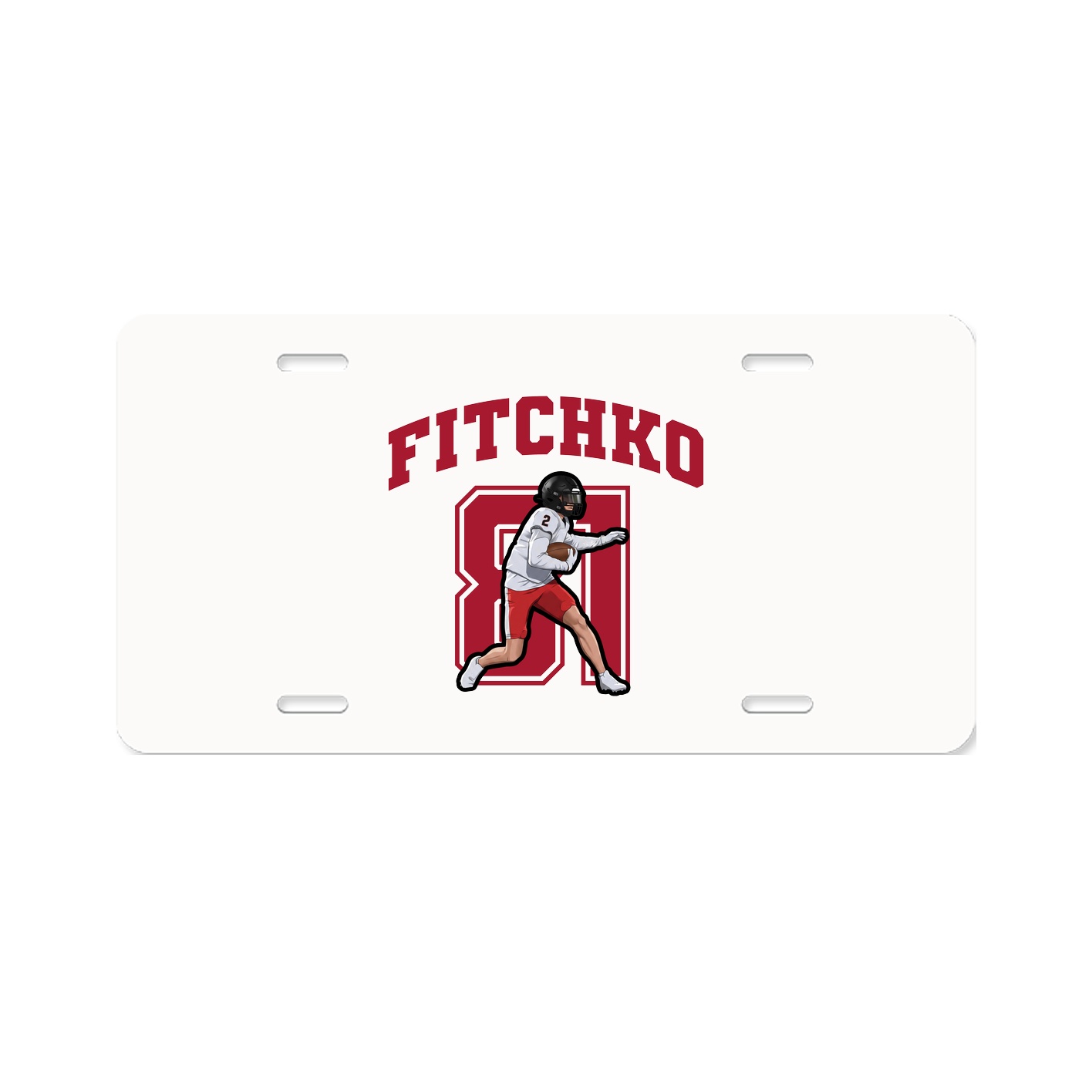 License Plate — Number in Classic