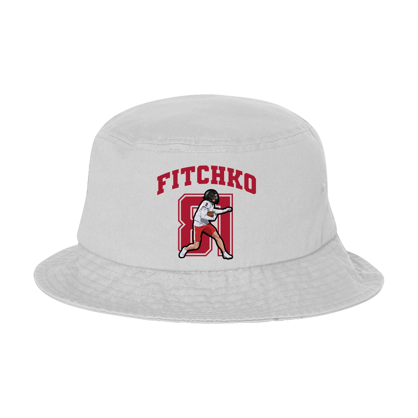Bucket Cap — Number in White