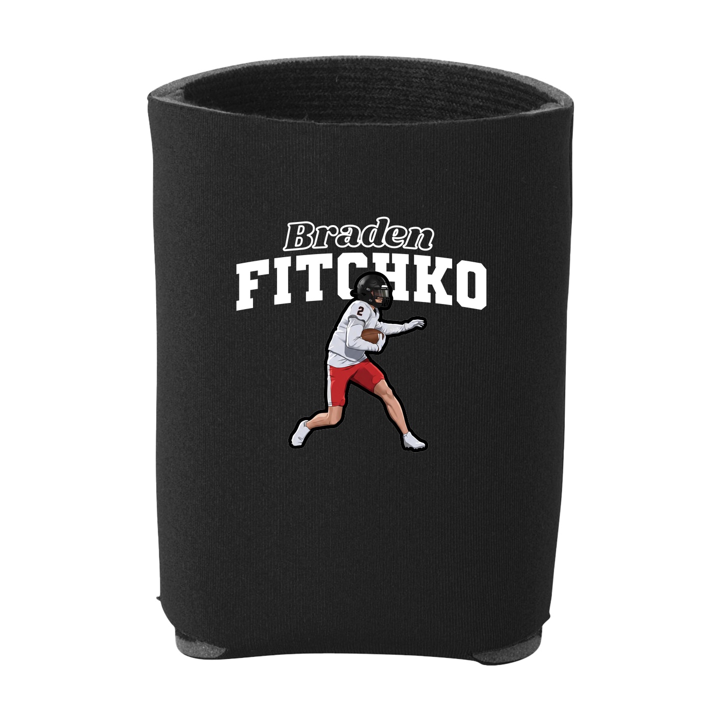 Can Holder — Name Arch in Black