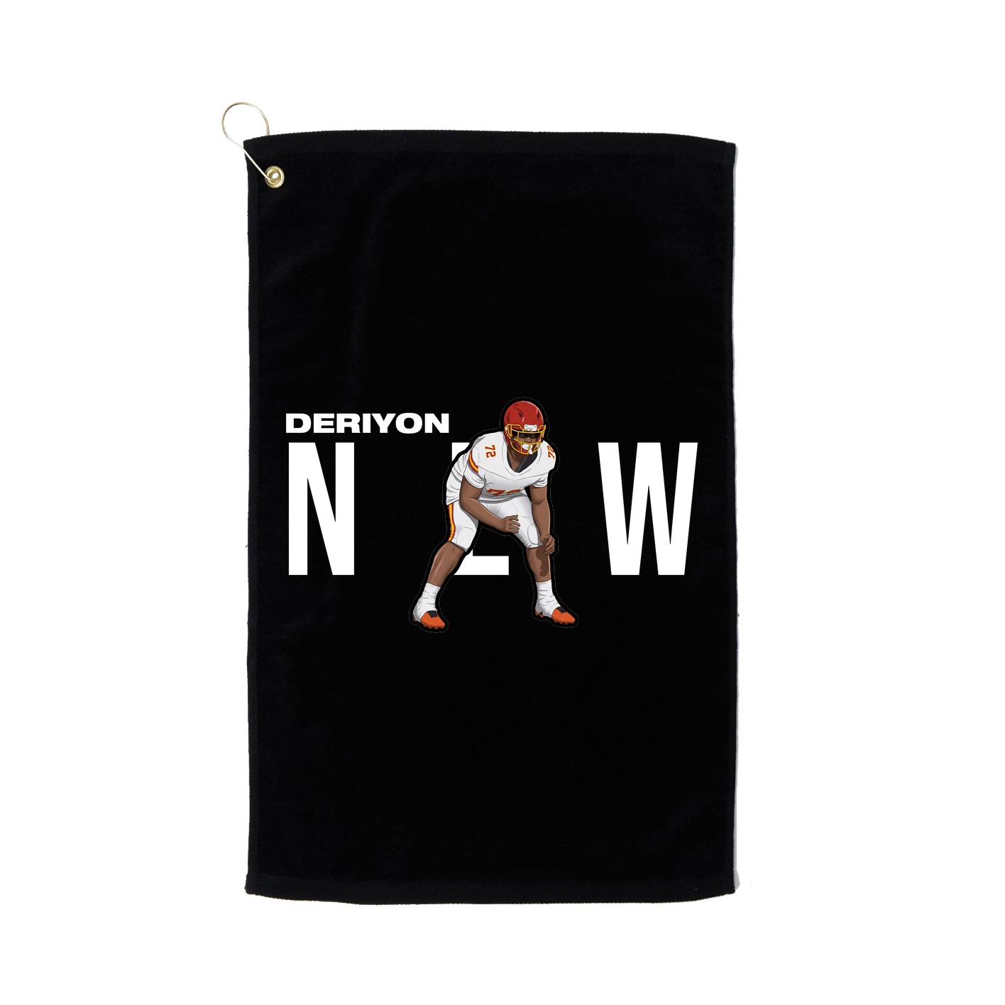 Golf Towel — Player Name in Black