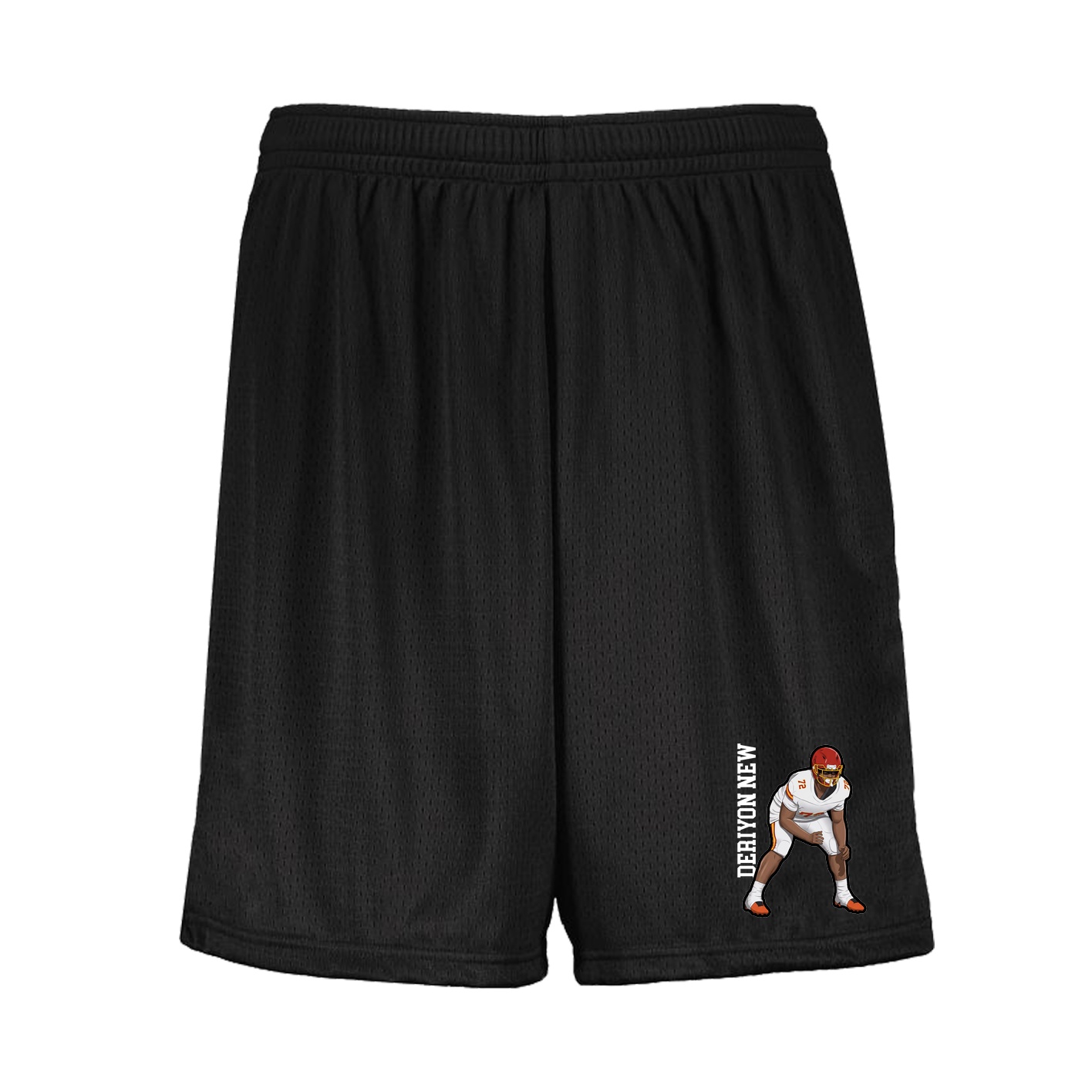 Shorts — Name Vertical in Black