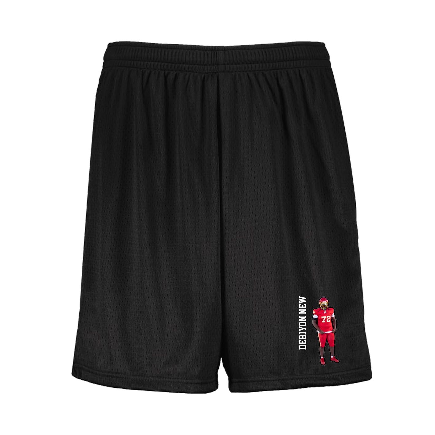 Shorts — Name Vertical in Black