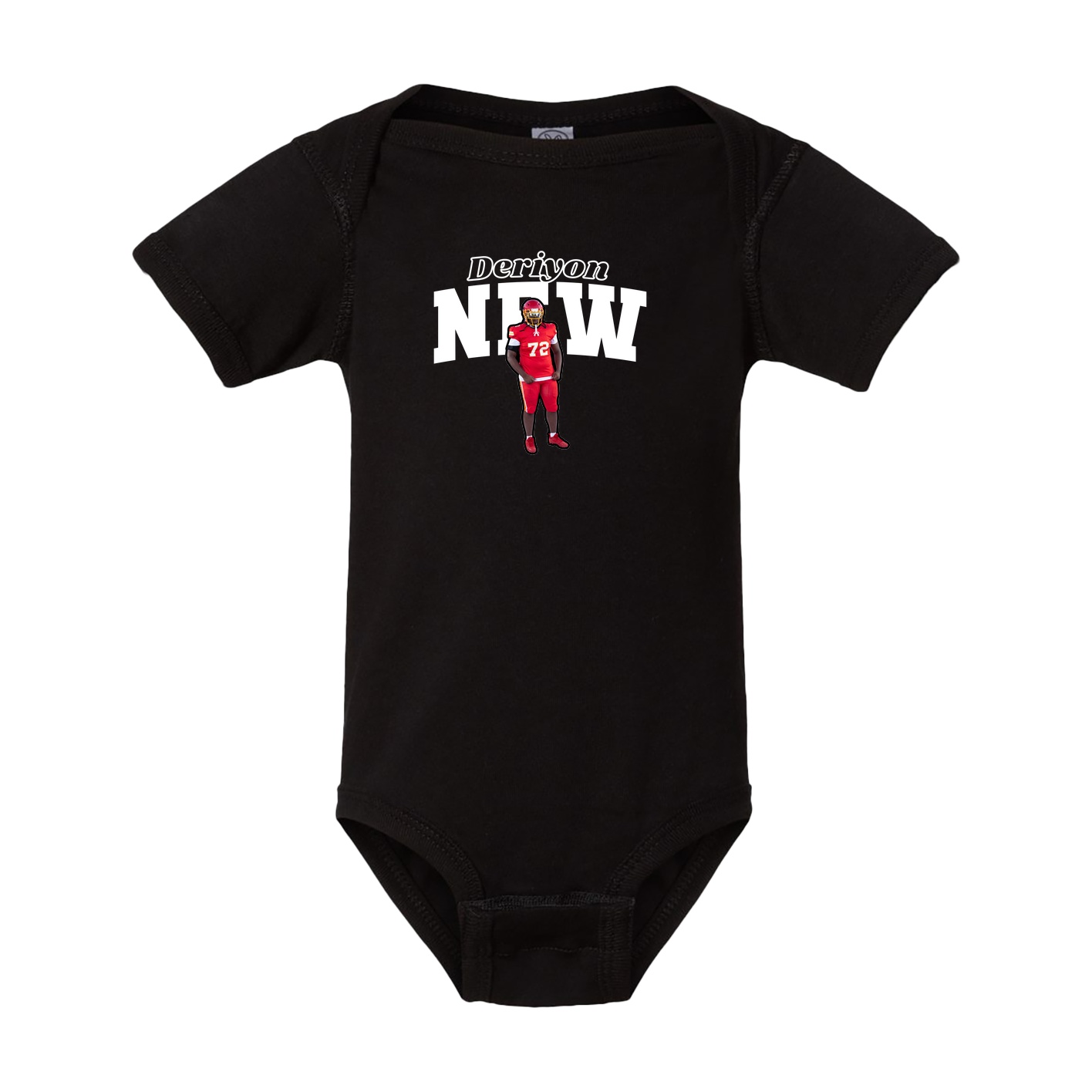 Baby Onesie — Name Arch in Black