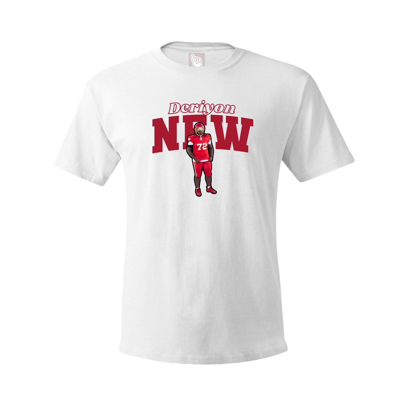 Youth Tee — Name Arch in White