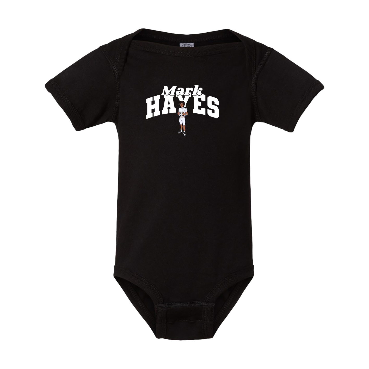 Baby Onesie — Signature Arch in Black