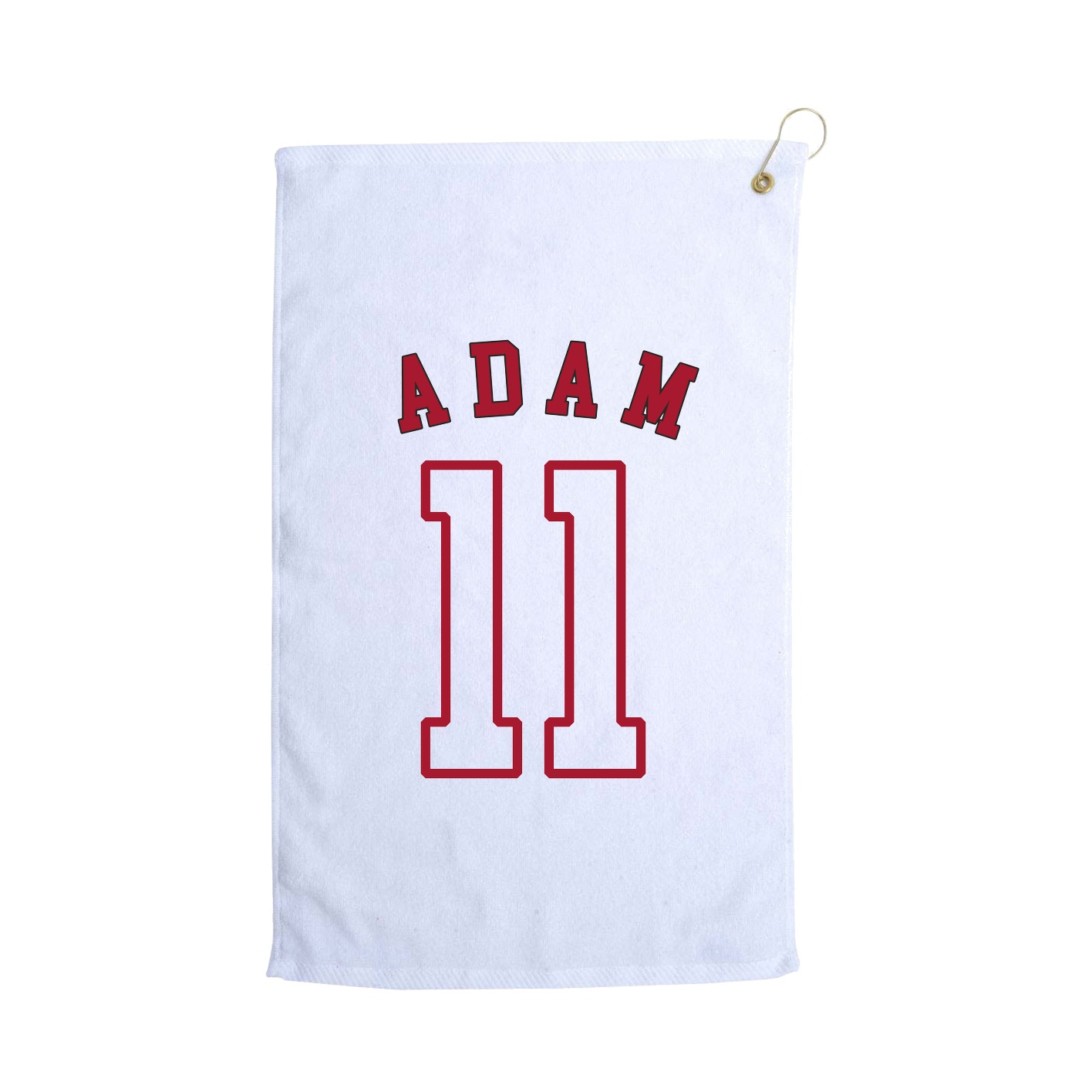 Golf Towel — Shirsey Arch in White