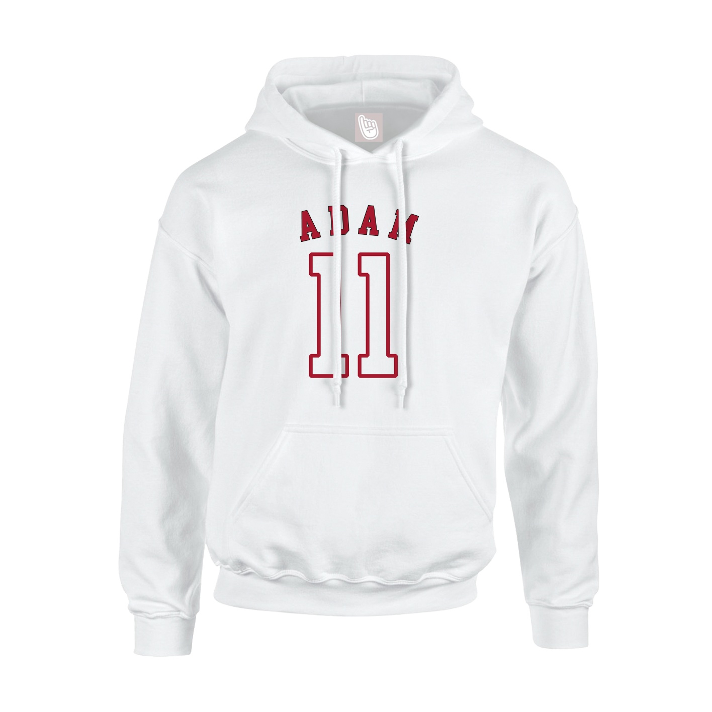 Youth Hoodie — Shirsey Arch in White