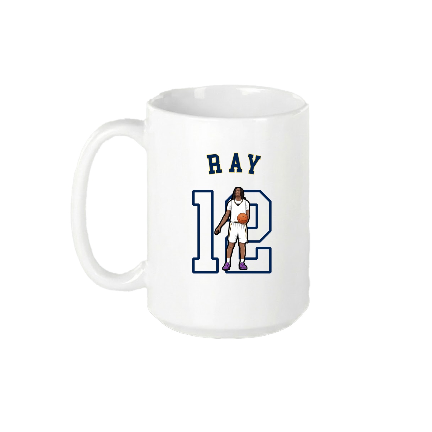 15oz Coffee Mug — Shirsey Arch in White