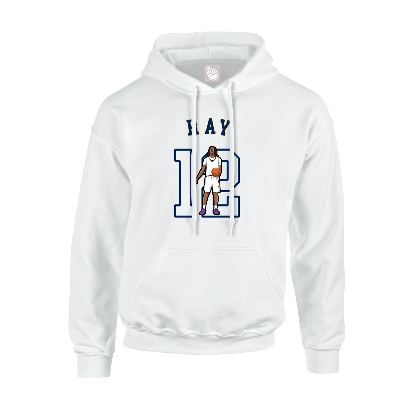 Hoodie — Shirsey Arch in White