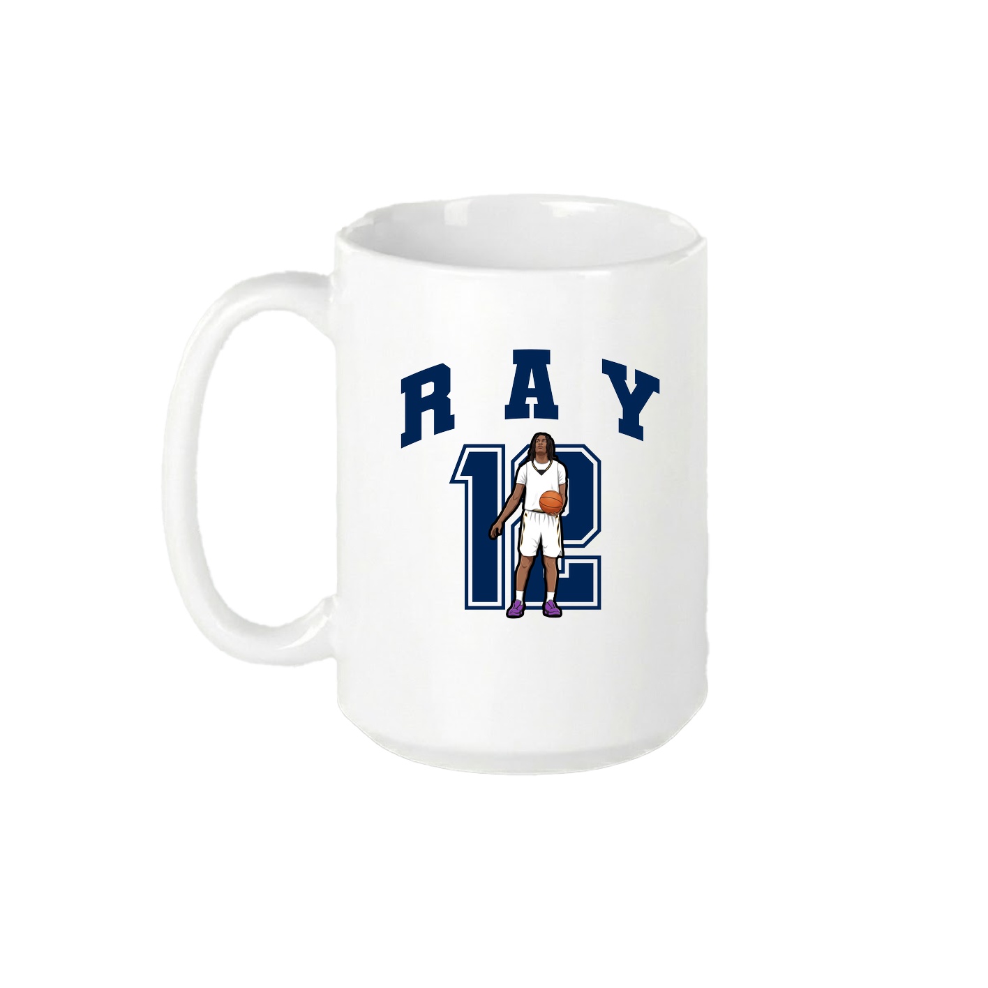 15oz Coffee Mug — Number in White