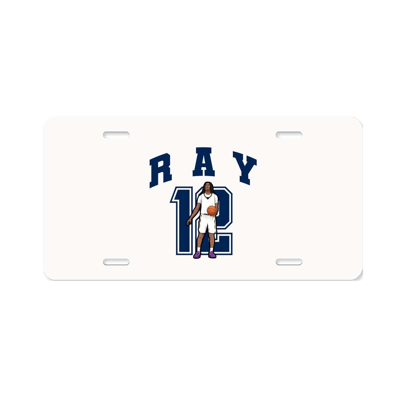 License Plate — Number in Classic