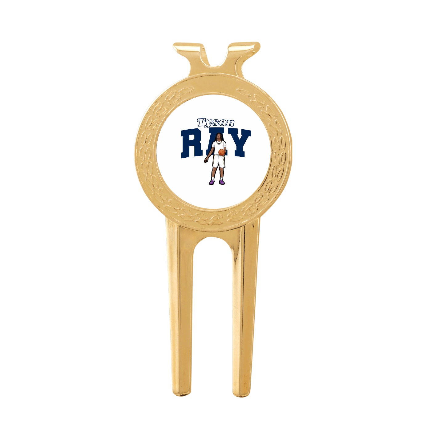 Divot Tool with Ball Marker — Name Arch in Classic