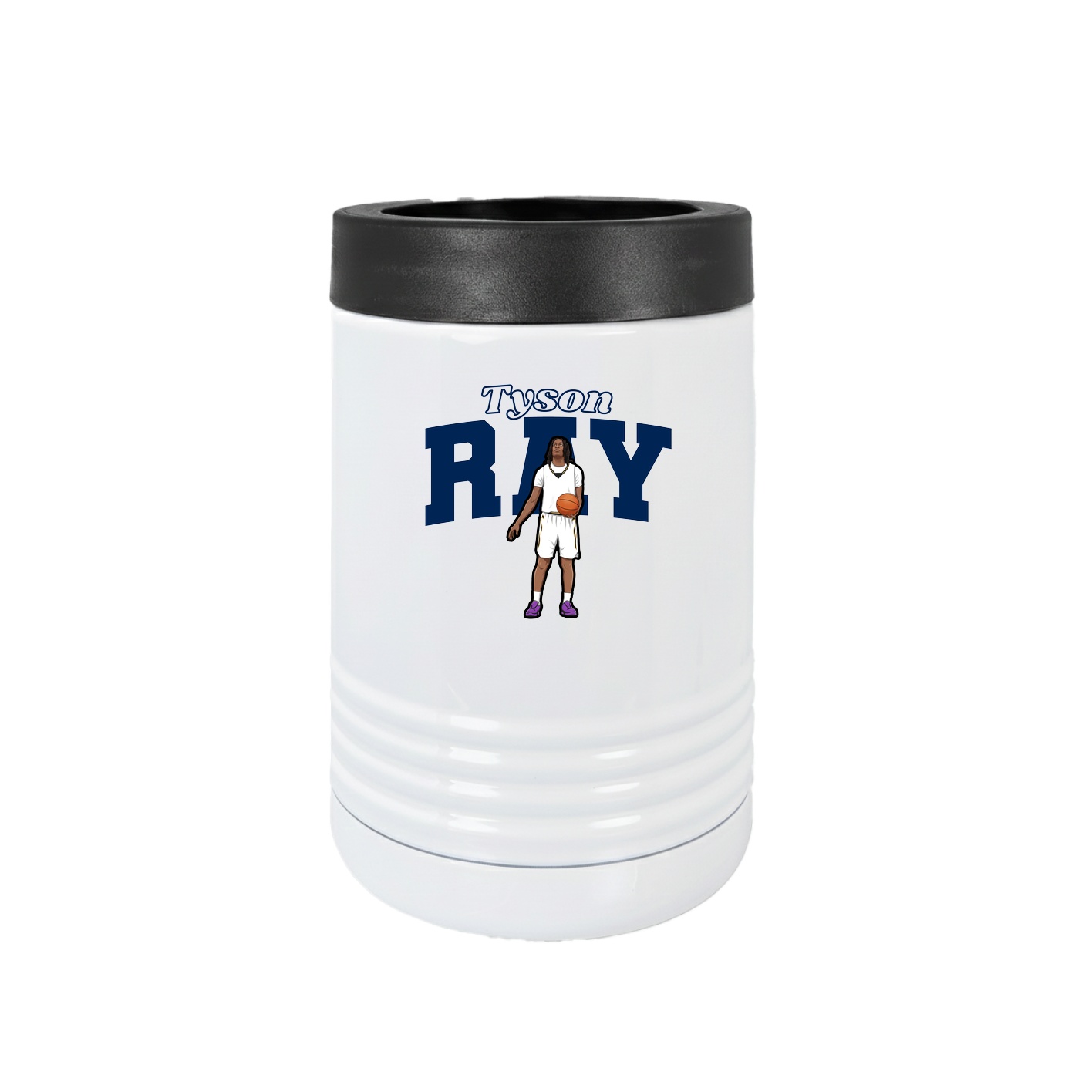 Beverage Holder — Name Arch in White