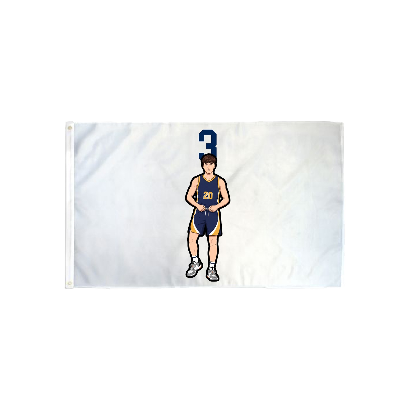 3x5 Flag — Number Top in Classic