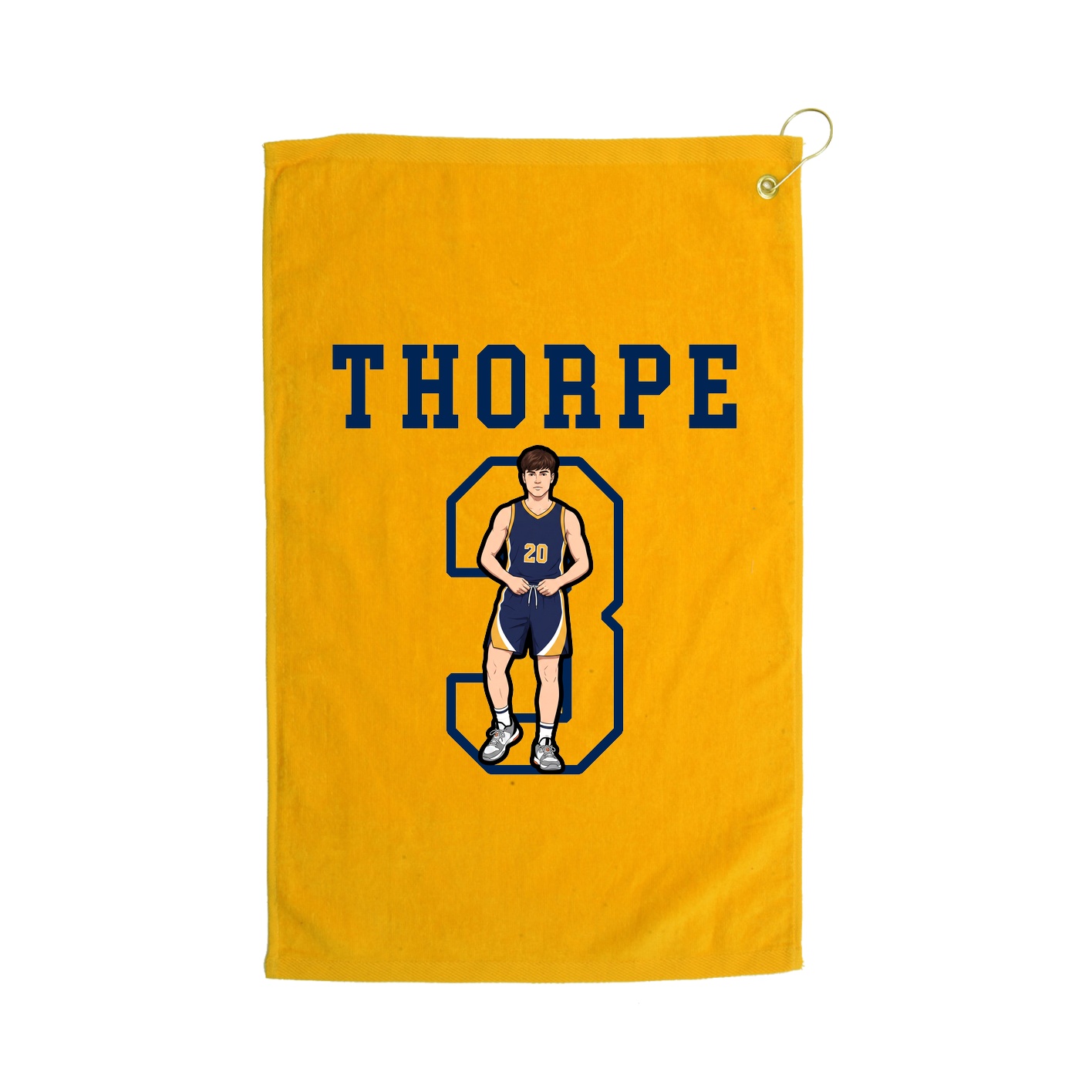 Golf Towel — Shirsey in Gold