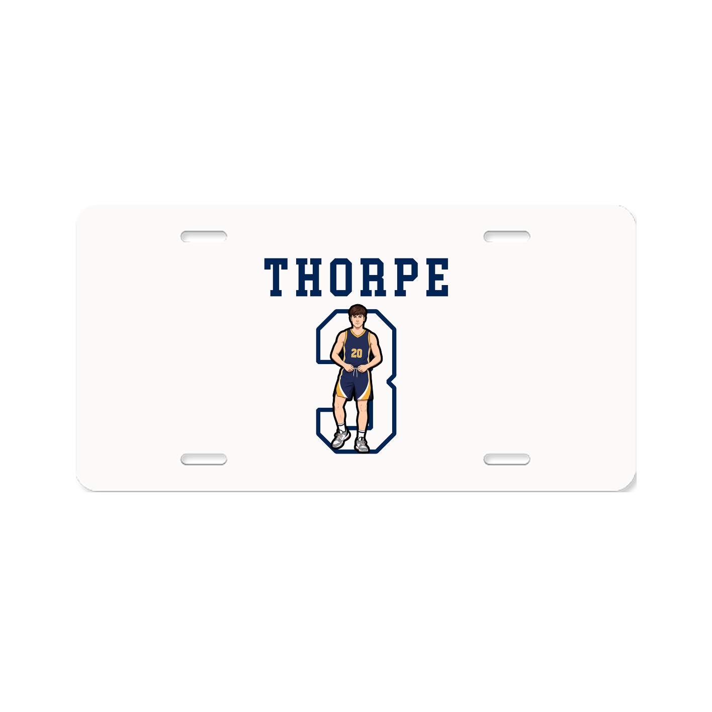 License Plate — Shirsey in Classic