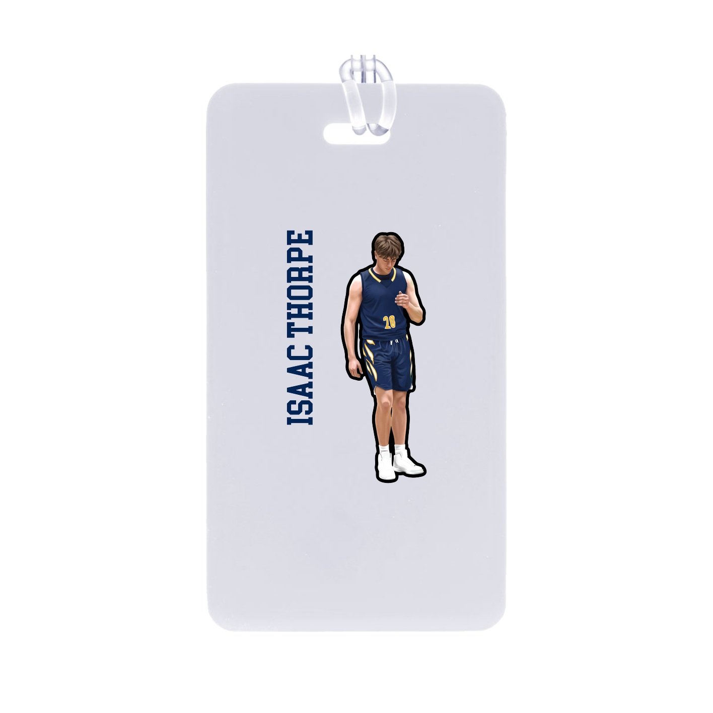 Bag Tag — Name Vertical in Classic