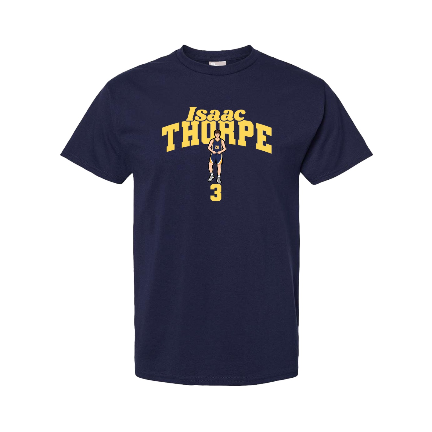 Youth Tee — Signature Arch in Navy