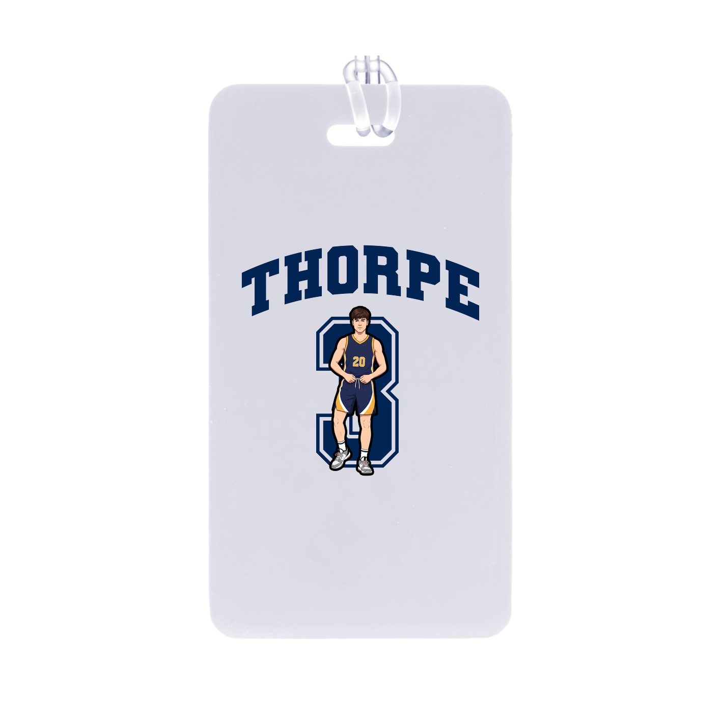 Bag Tag — Number in Classic